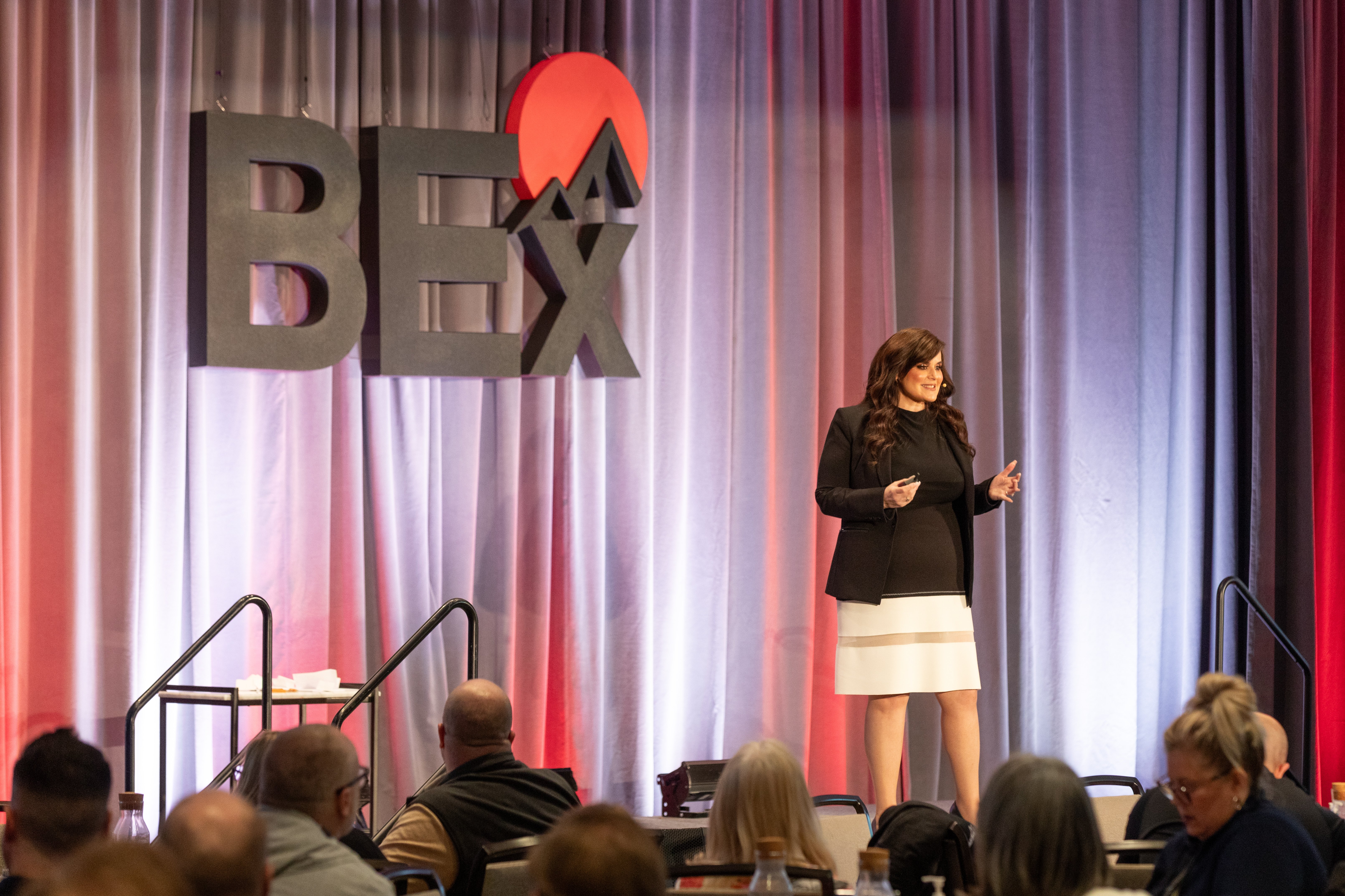 Carolyn Stern on stage at Business Execution Summit