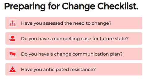 Preparing for Change Checklist